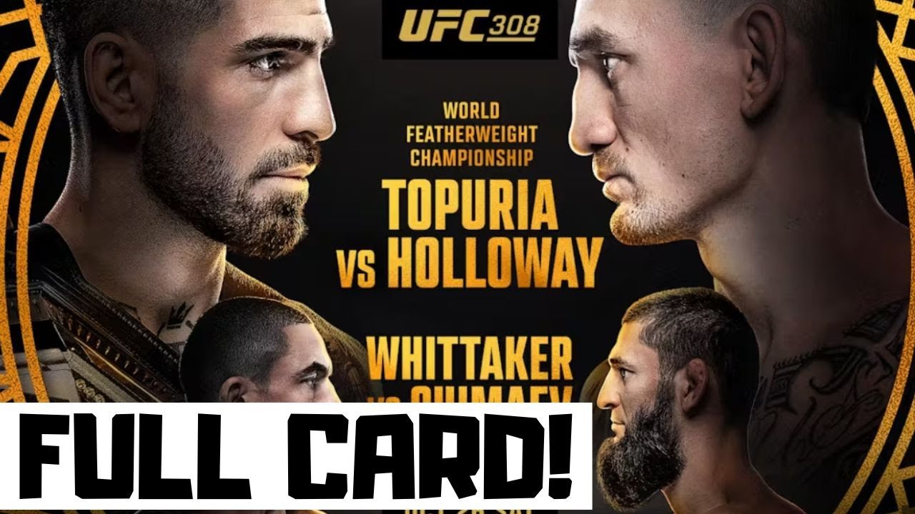 UFC 308 Predictions Topuria vs Holloway Full Card Betting Breakdown