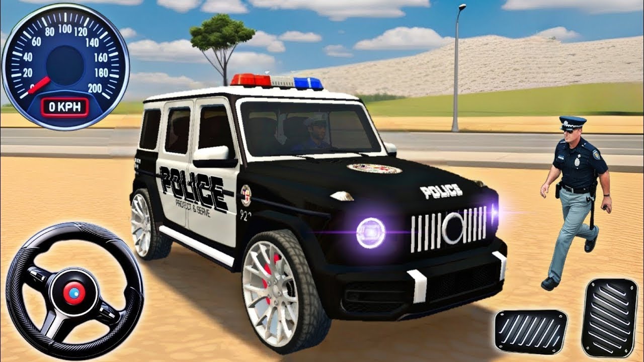 محاكي ألقياده سيارات شرطة العاب شرطة العاب سيارات العاب اندرويد Android Gameplay #gameplay #cargame