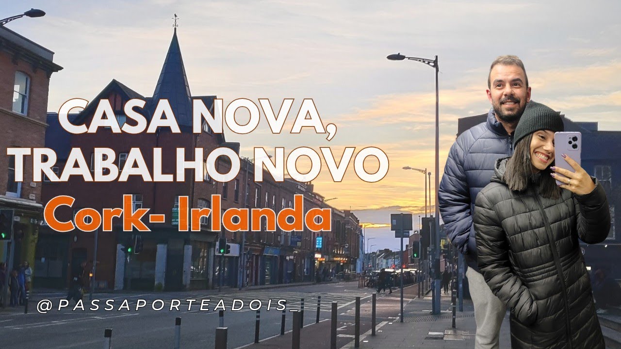 Casa nova e trabalho novo em CORK na Irlanda.
