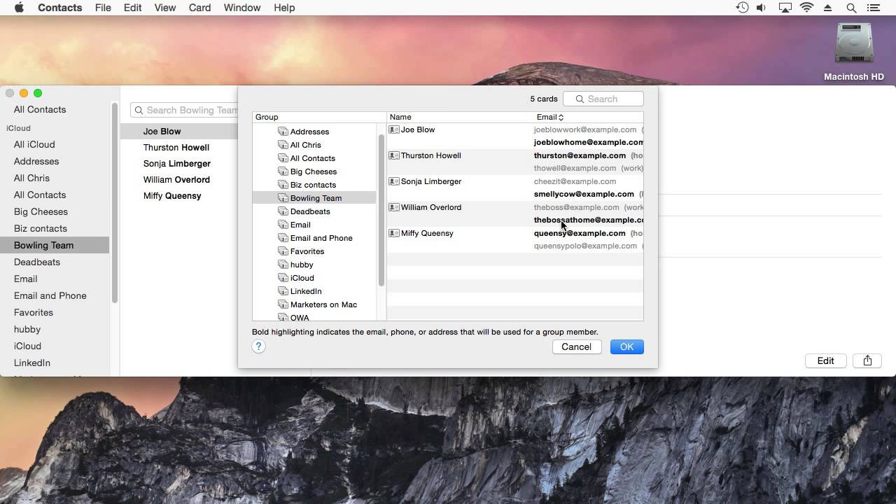How to send group emails to the best address