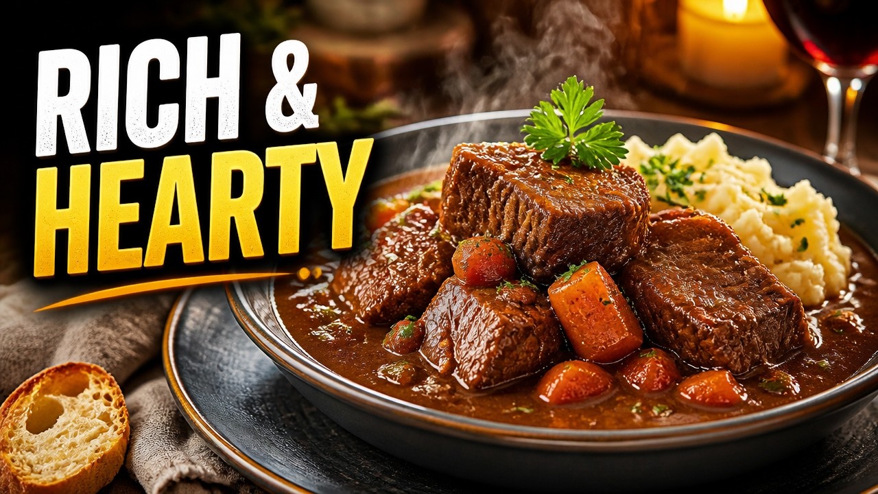 This French Beef stew Recipe Will Impress Everyone | Easy and time saving
