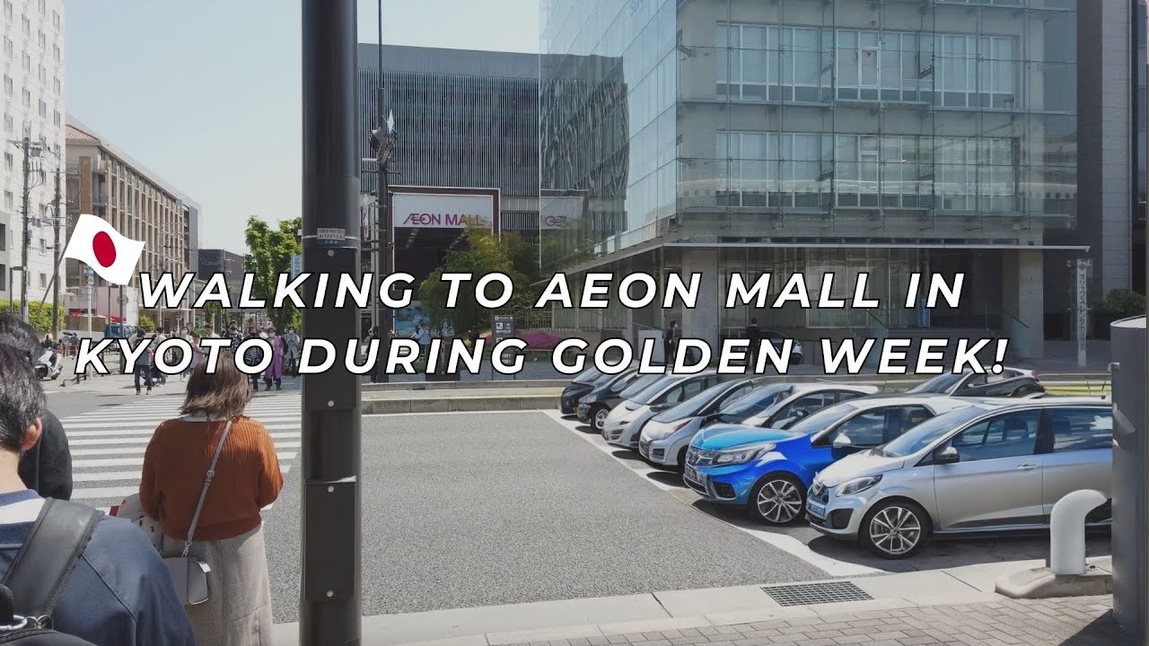 Ultimate 4K Walking Tour: Train to Kyoto, Walk to Aeon Kyoto Mall | Kyoto Golden Week! 🌸🇯🇵
