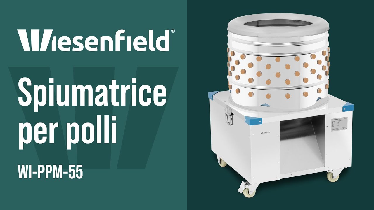 Spiumatrice per polli WI-PPM-55  | Wiesenfield | Presentazione del prodotto