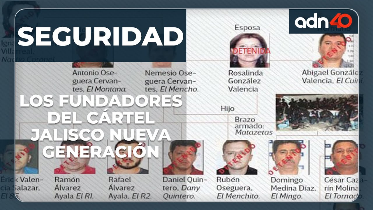 Ellos son los fundadores del Cártel Jalisco Nueva Generación