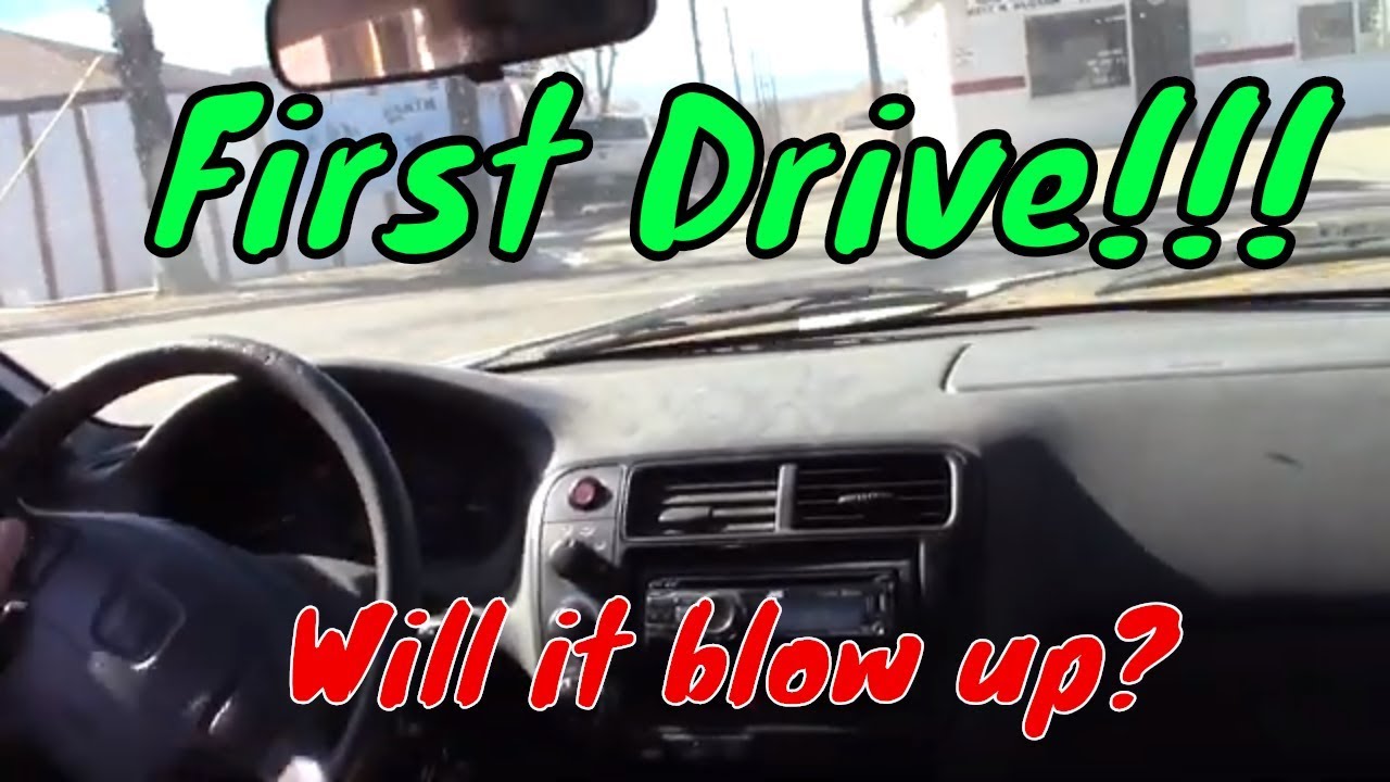 Turbo D16 Civic First Drive *super sketchy* | TunerThings
