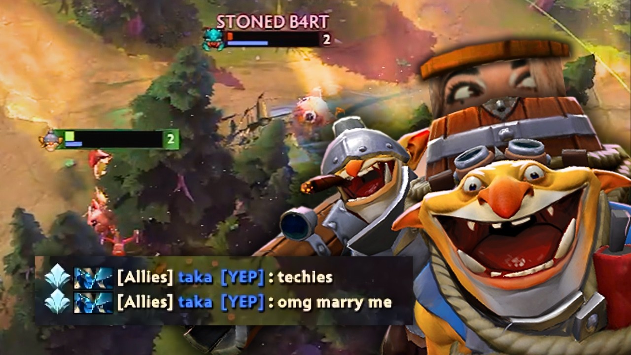 FAILED BAN PICK | 38% WR TECHIES (me) vs TECHIES SPAMMER