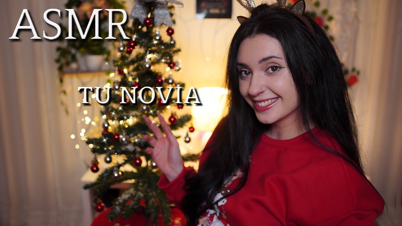 ASMR TU NOVIA MONTA EL ÁRBOL DE NAVIDAD CONTIGO 💖 ASMR PARA DORMIR