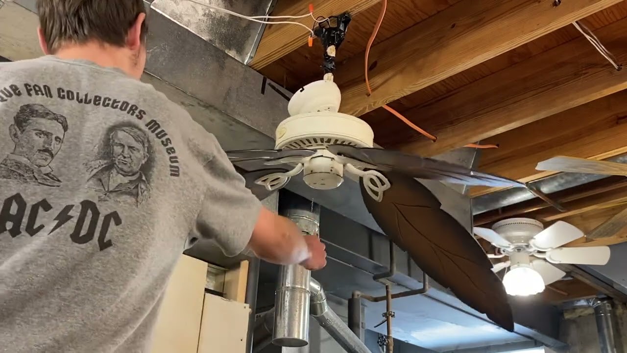 ￼ smashing a ceiling fan ￼