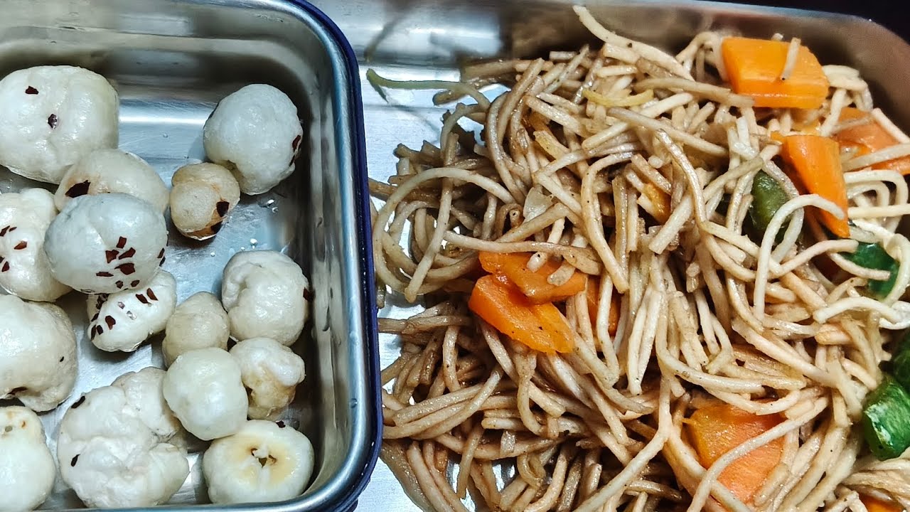 Tiffin e meye k aj chowmin r makhna dilam.