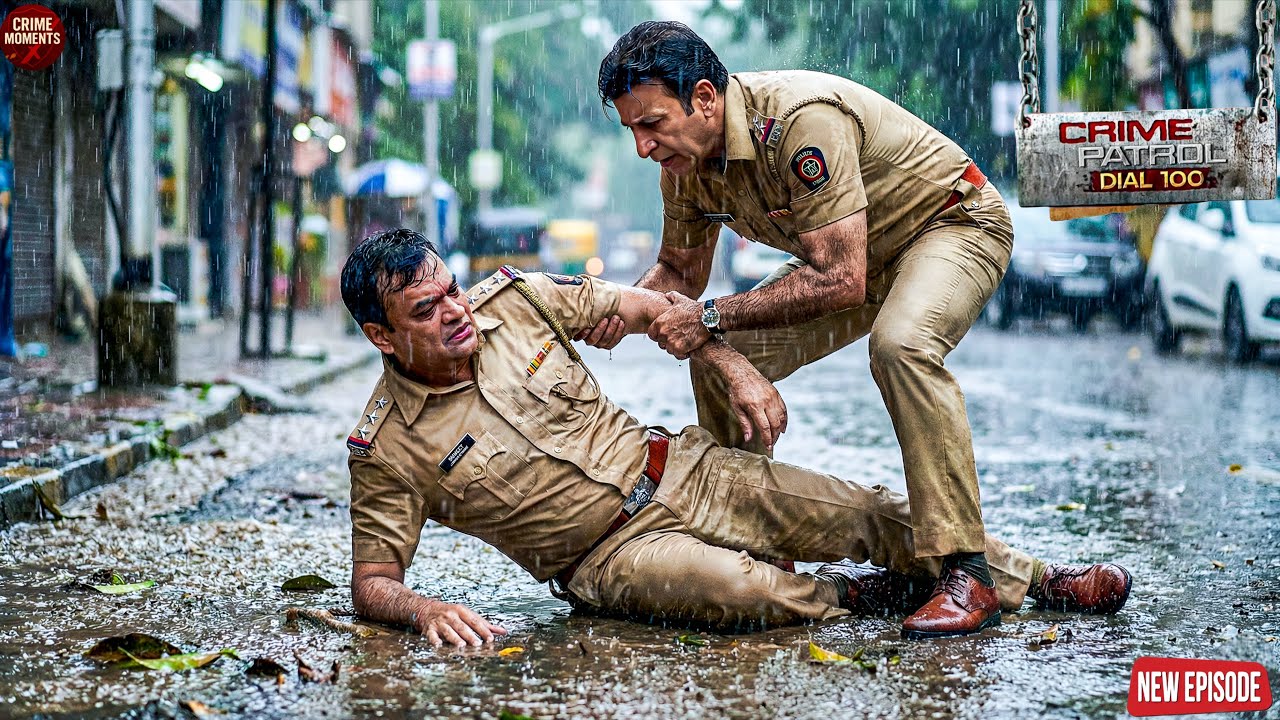 बारिश में केस Solve करना पड़ा पुलिस वाले को भारी बारिश में फिसला सीनियर पुलिस वाला || Crime Patrol