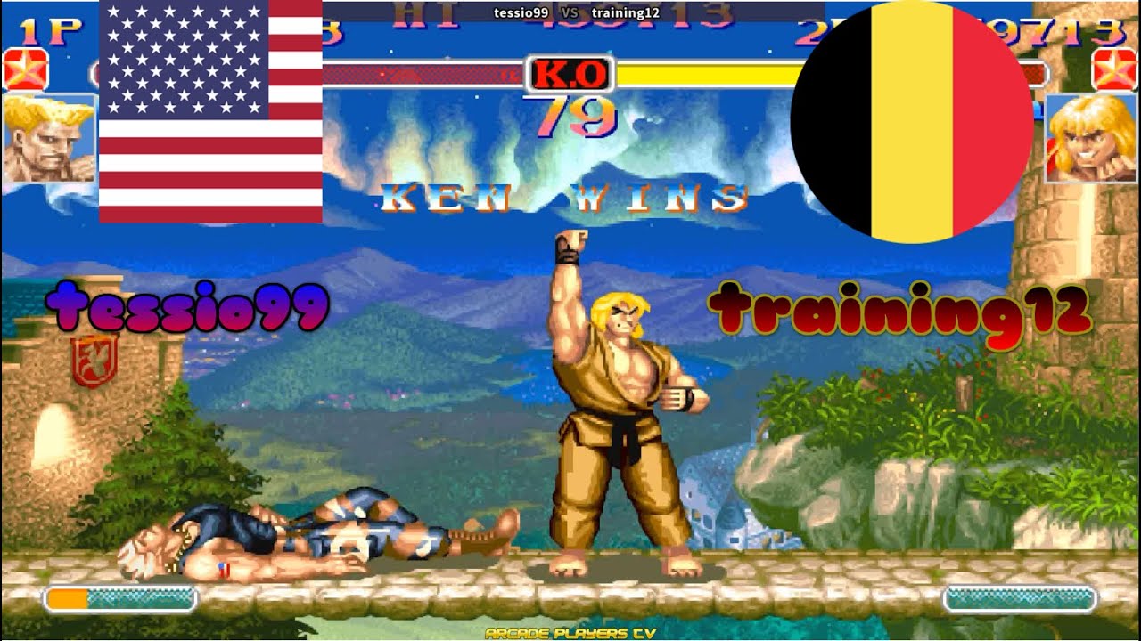 #arcade Super Street Fighter 2 Turbo ➤ tessio99 (Usa) vs training12 (Belgium) 超级街霸2X
