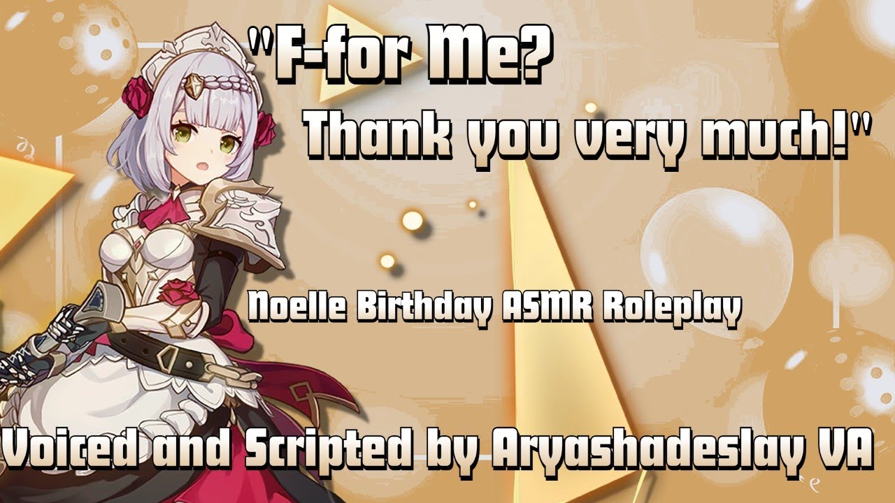 Giving Noelle a Gift!!: Noelle B-Day ASMR Roleplay 2023! [F4A][Genshin Impact]