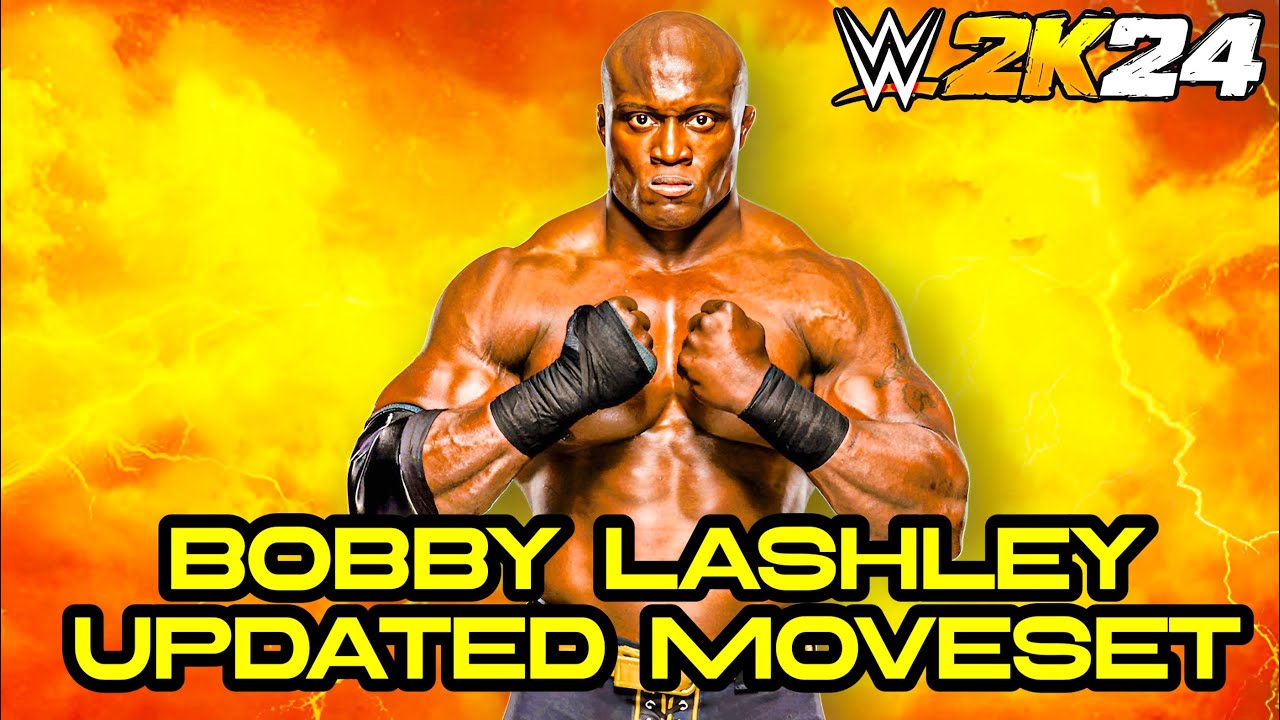 WWE 2K24 | Bobby Lashley Updated Moveset + Realistic Base Superstar Settings