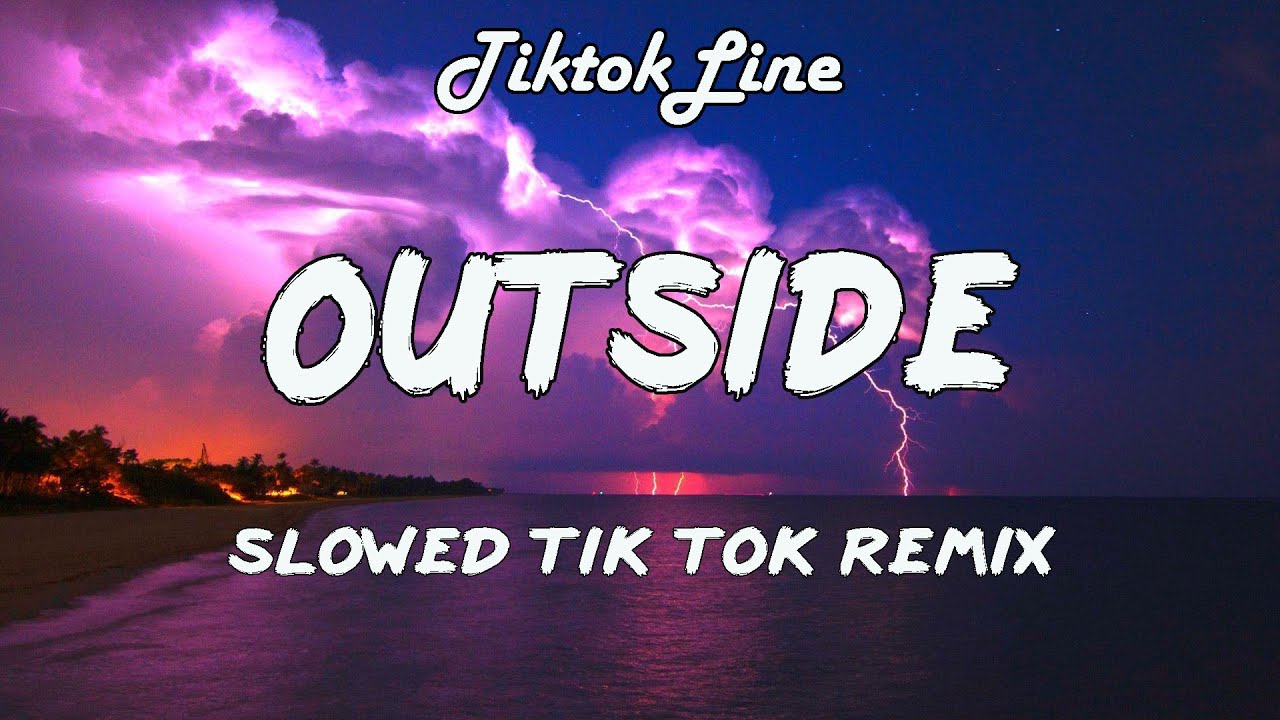 Calvin Harris - Outside (Slowed Tik Tok Remix) | There's apower in what you do (Lyrics)