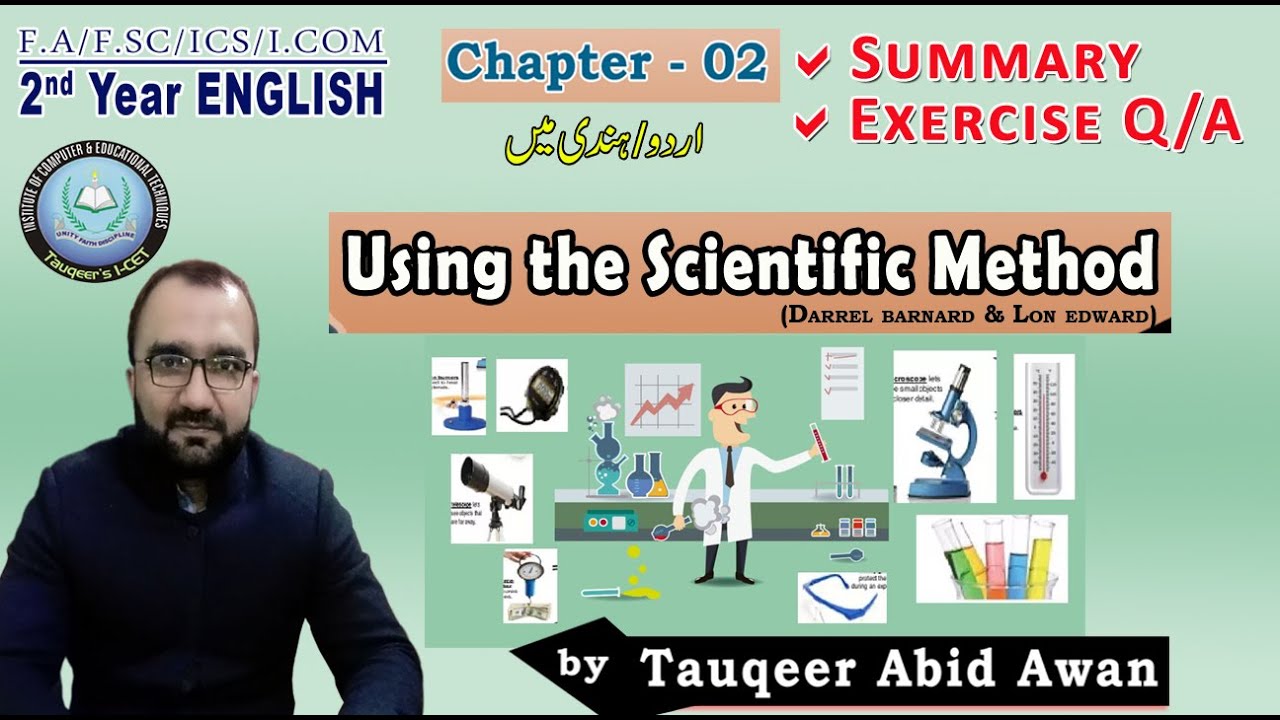 Using the Scientific Method | 2ND YEAR- Chapter-2 |F.A /F.SC/ICS/I.COM