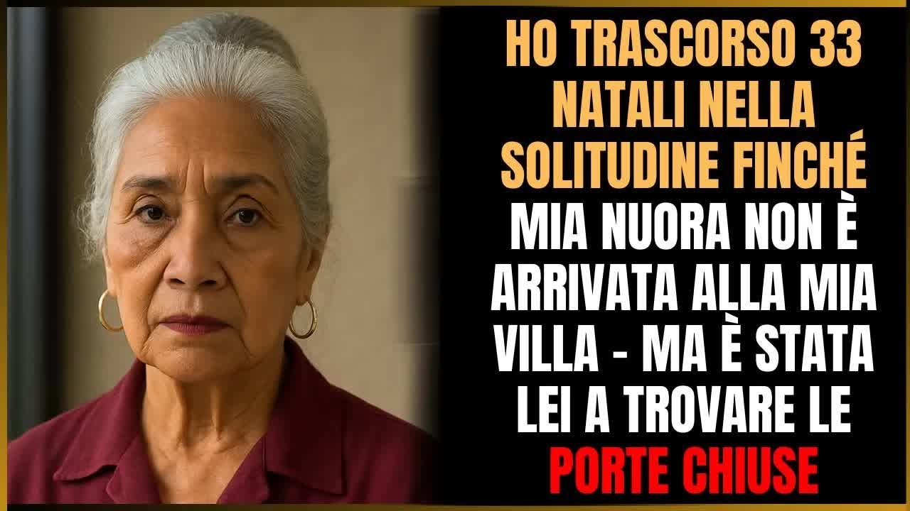 Dopo 33 Natali trascorsi da sola, mia nuora bussò alla mia villa — ma fu lei a trovarla sprangat