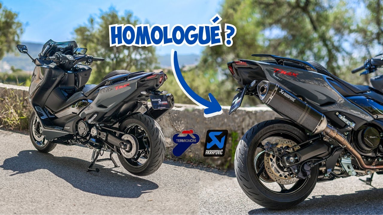 ECHAPPEMENT TMAX : Valve, homologation...