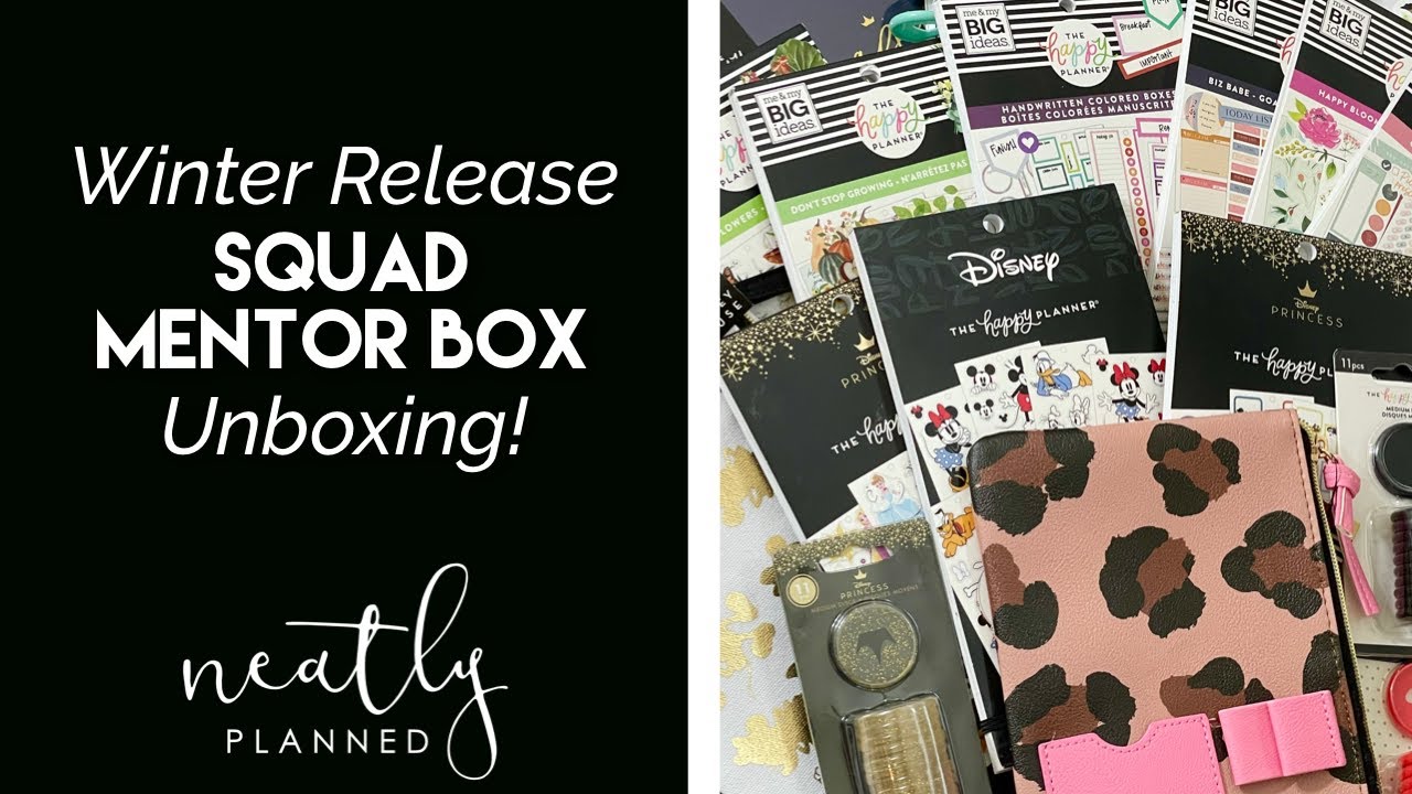 Happy Planner Winter Release | Squad Mentor Box Unboxing
