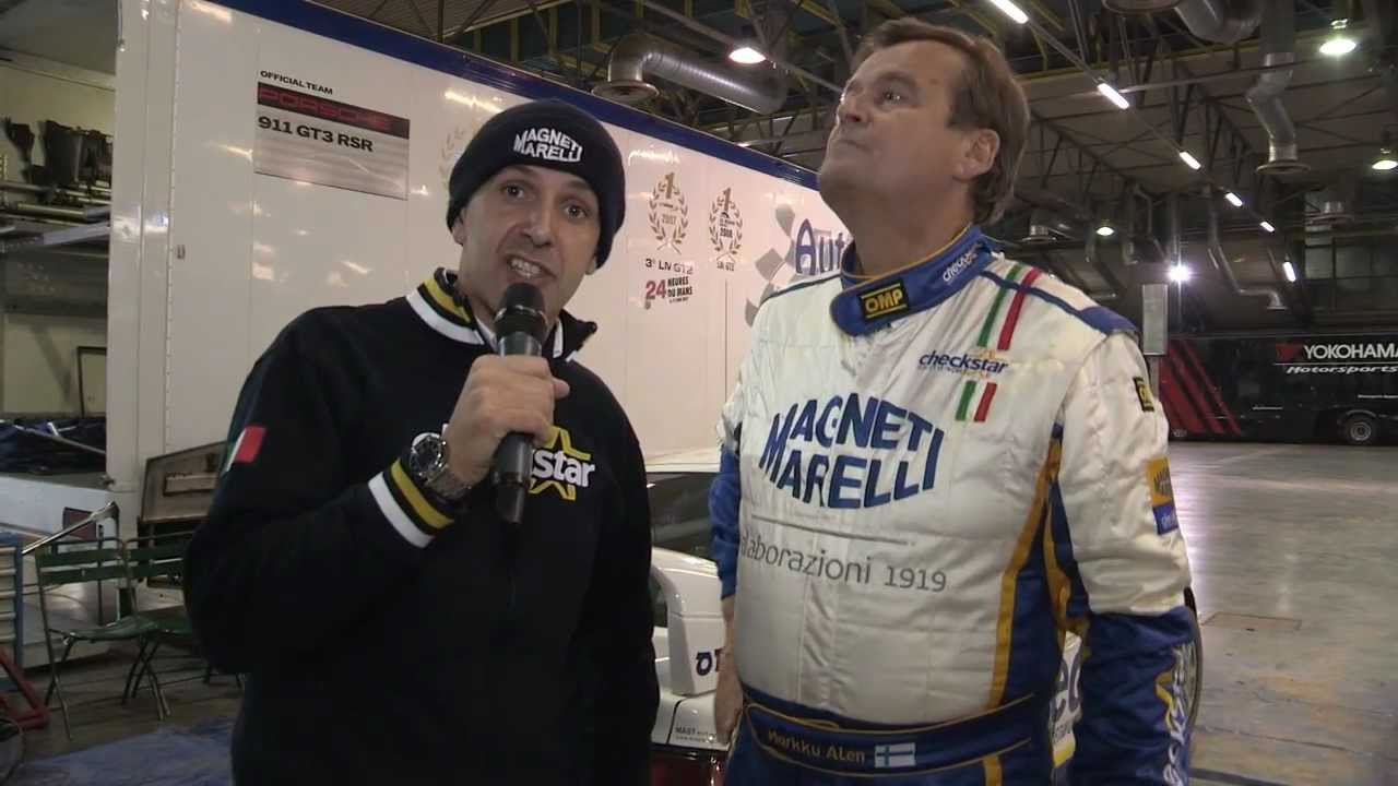 Luca Pedersoli commentator Miki Biasion Vs Markku Alen - Bettega Legend - Motor Show 2011