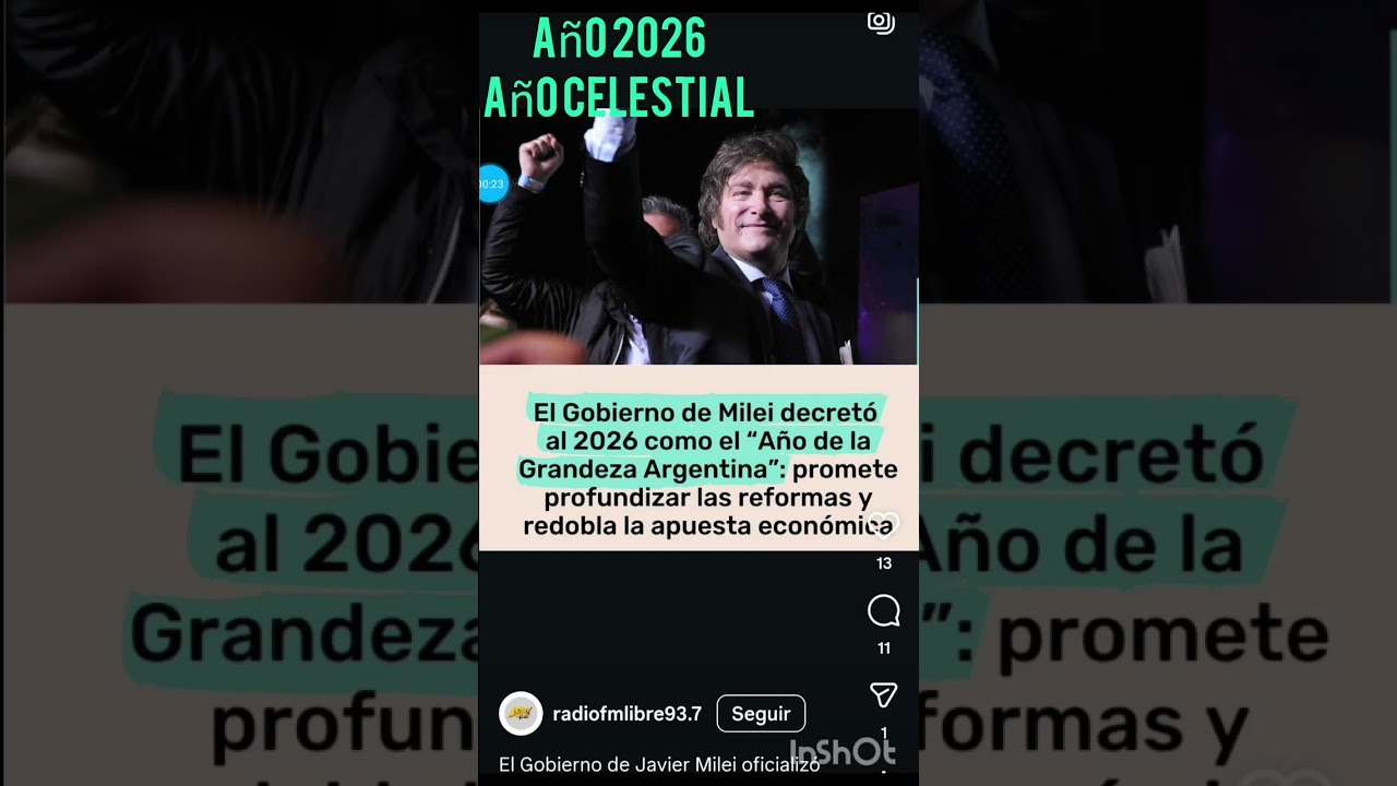 #822 PREDICCIÓN CELESTIAL: AÑO 2026 AÑO DE LA GRANDEZA ARGENTINA 