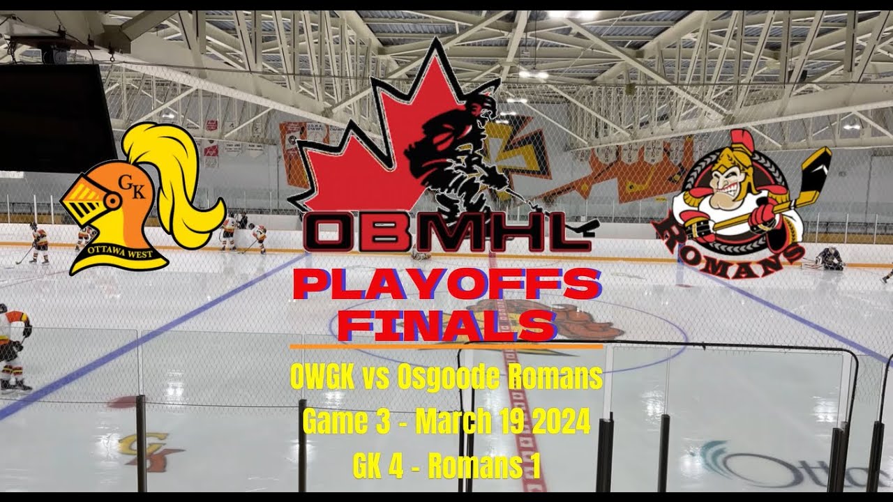 OWGK U13 OBMHL Playoffs Finals Game 3 vs Osgoode Romans March 19 2024