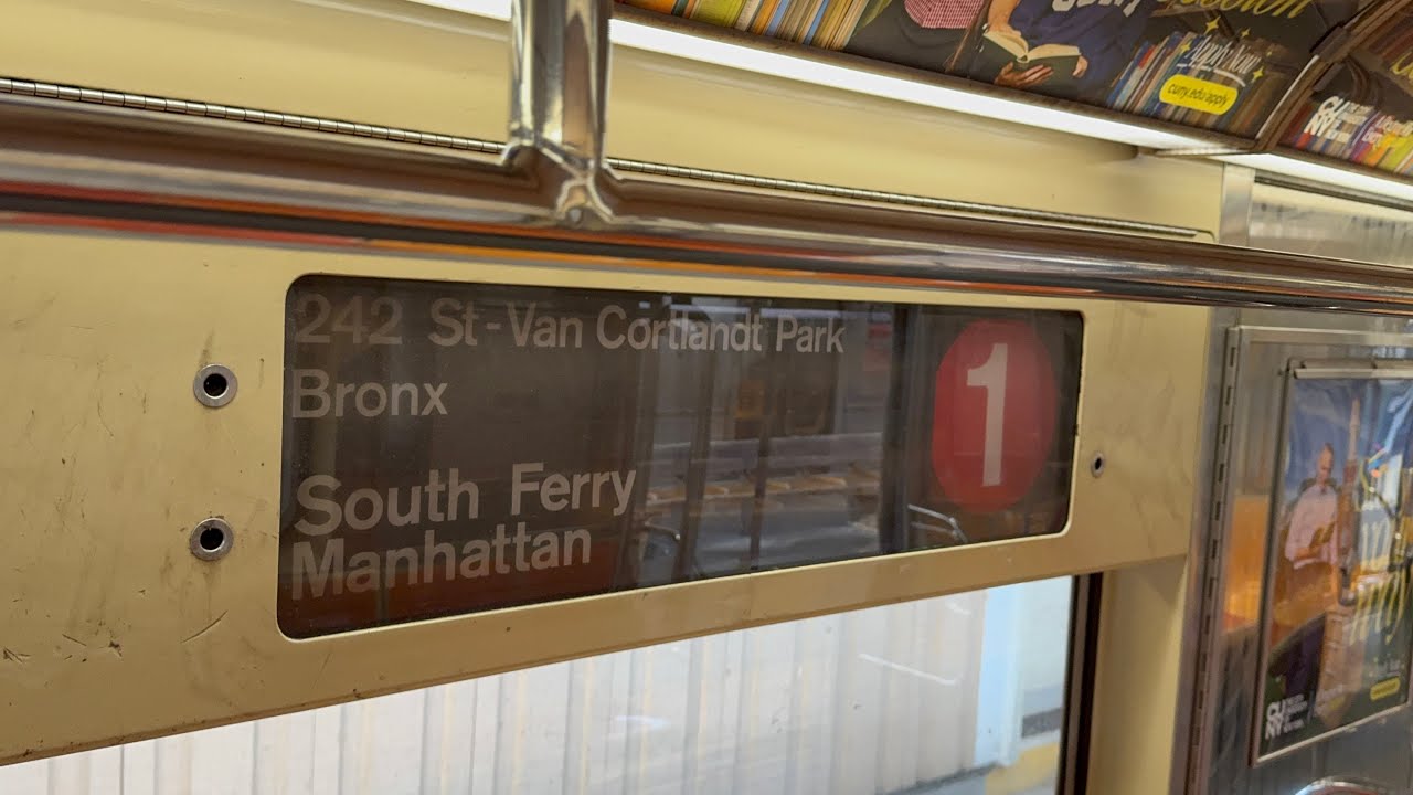 IRT 7 Av Local: R62A (1) Train [Van Cortlandt Park-242 St to South Ferry #4]