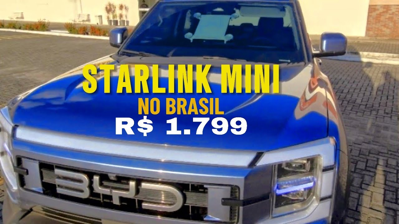 STARLINK MINI NO BRASIL POR R$ 1799! TESTEI NO PARABRISA