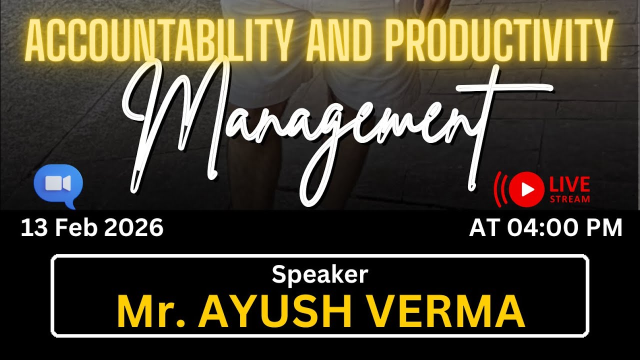 Management of Accountability and Productivity 