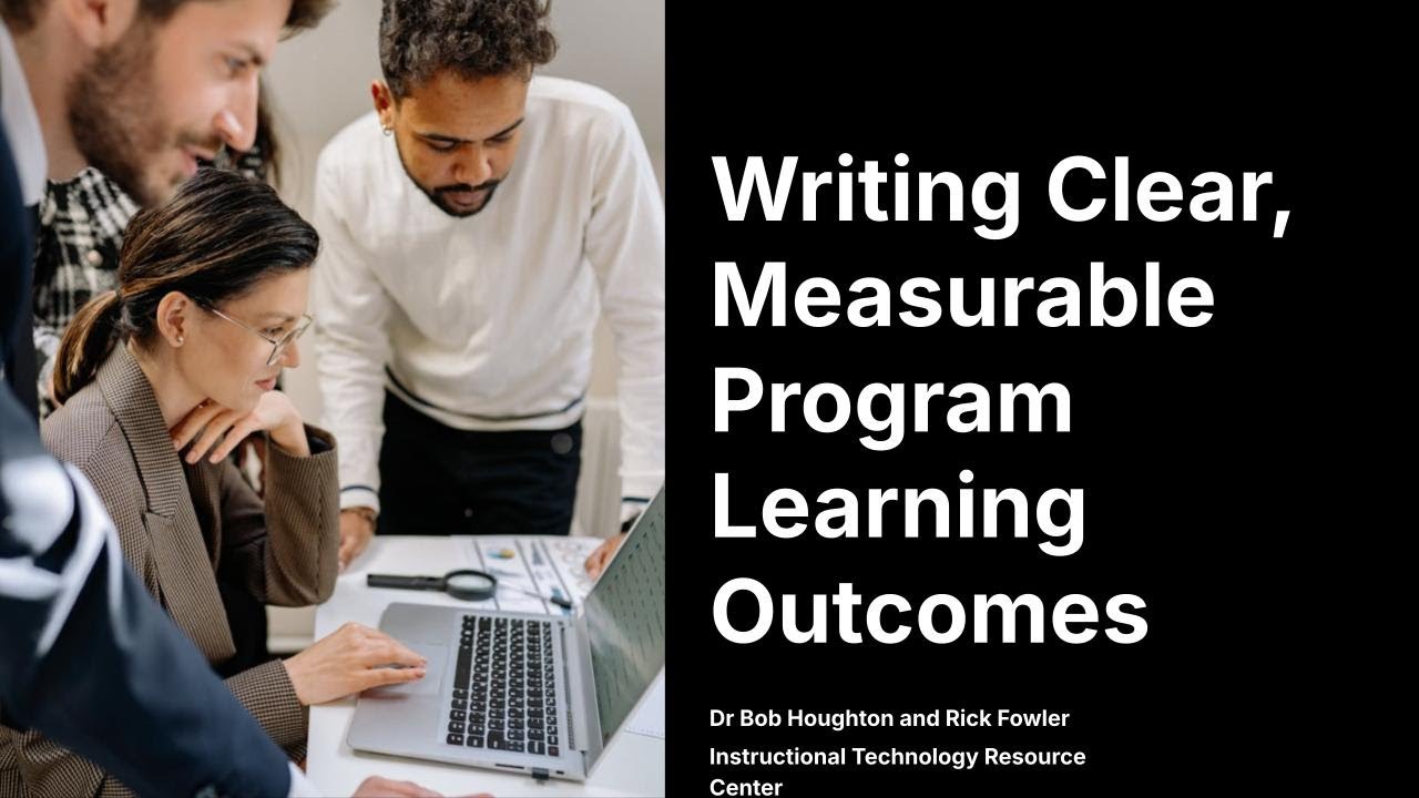 Assessment Workshop - Clear Learning Outcomes