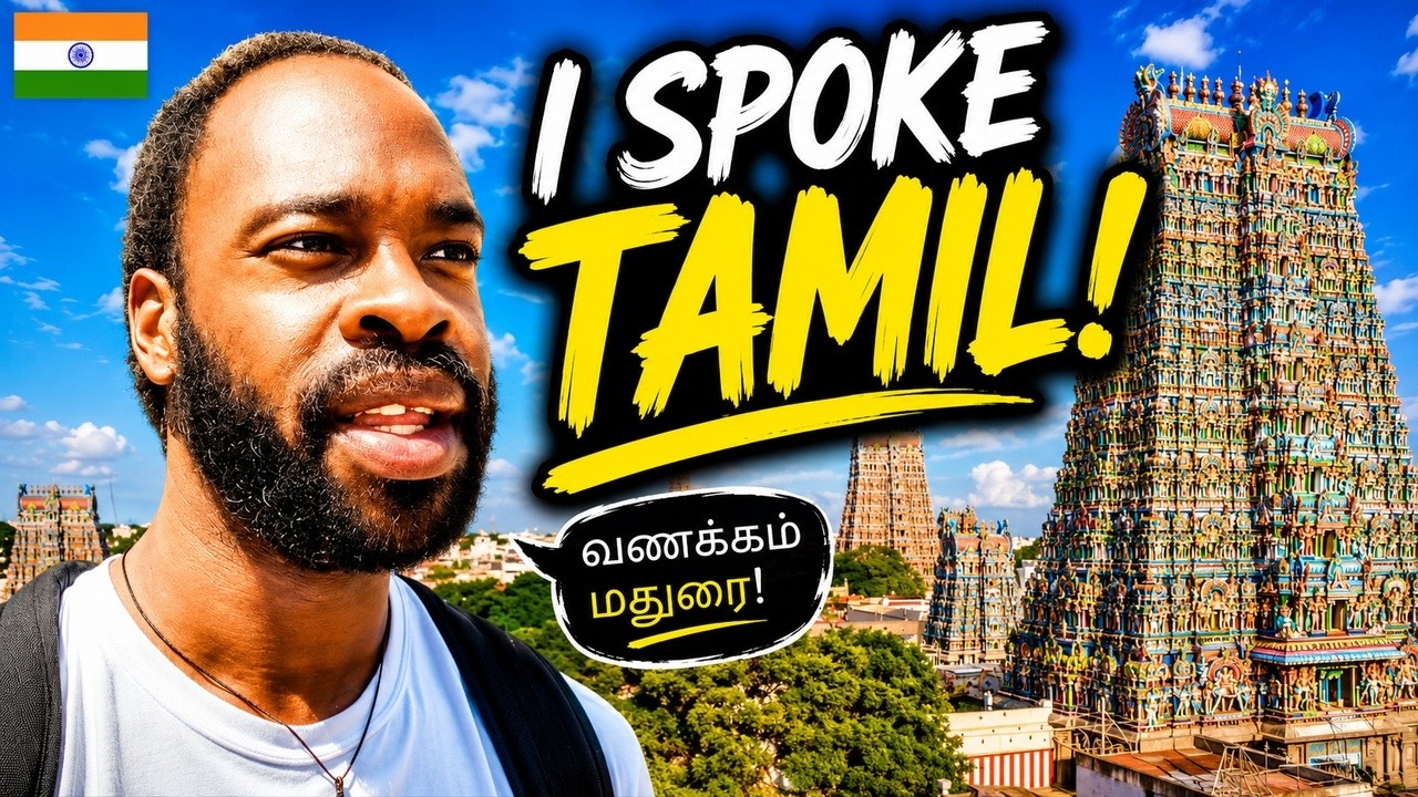 MADURAI l Tourist Shocks Locals By Speaking Tamil In Madurai 🇮🇳