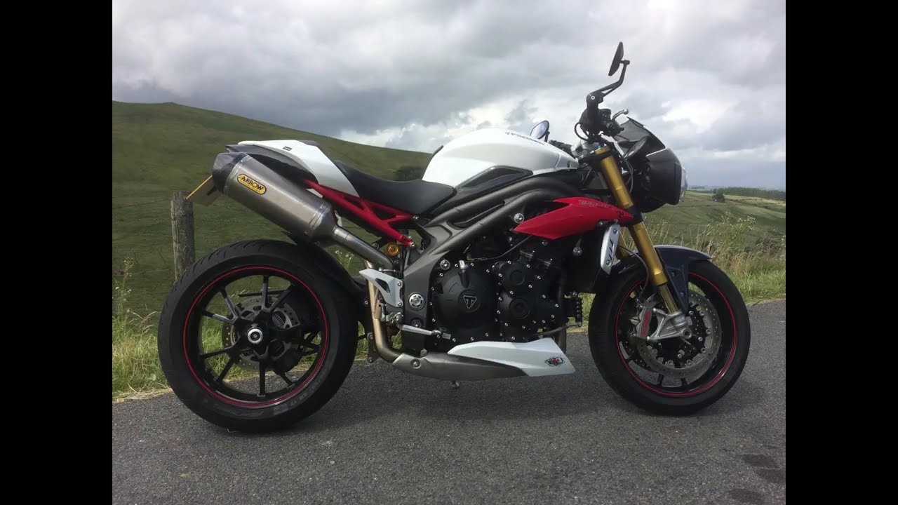 Arrow exhaust swap, on 2016 speed triple