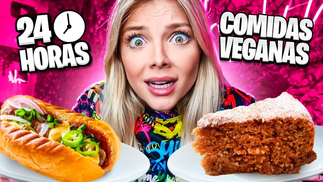 24 HORAS COMENDO COMIDAS VEGANAS - muito diferentes!