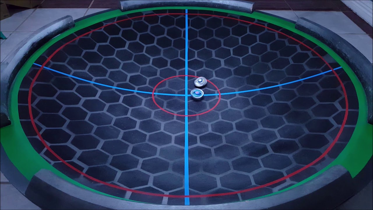 L-Drago vs Pegasus | on Real Life Beyblade Stadium