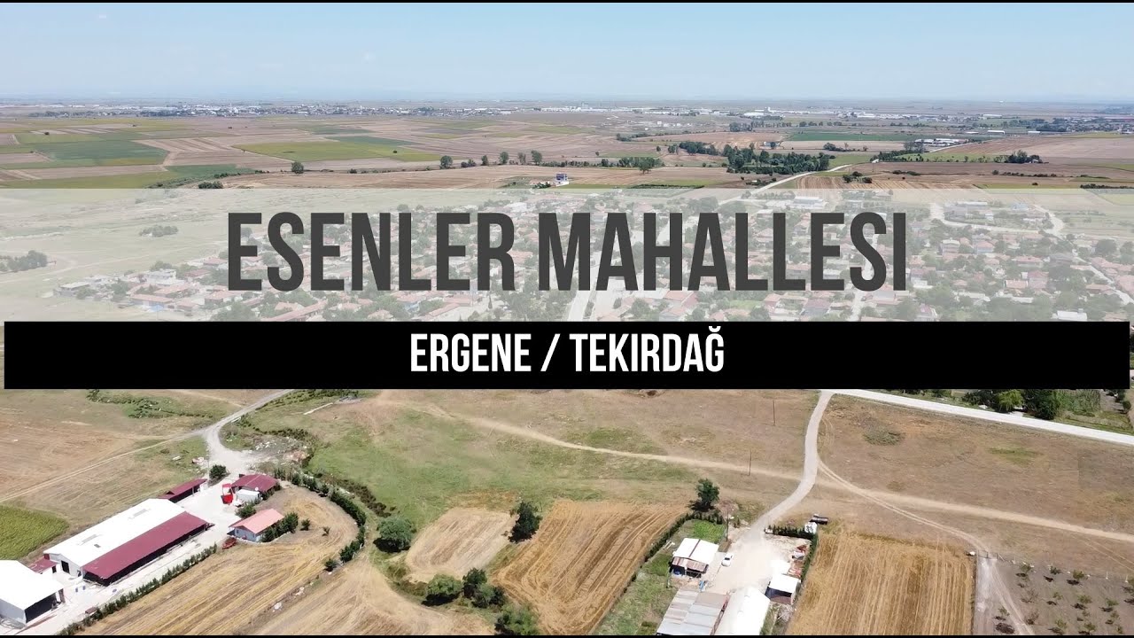 Esenler Ergene Tekirdağ Drone Çekimi