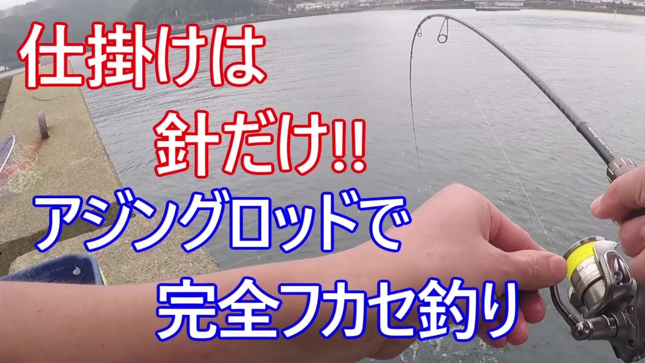 アジングロッドで堤防からの完全フカセ釣り 和歌山の釣り