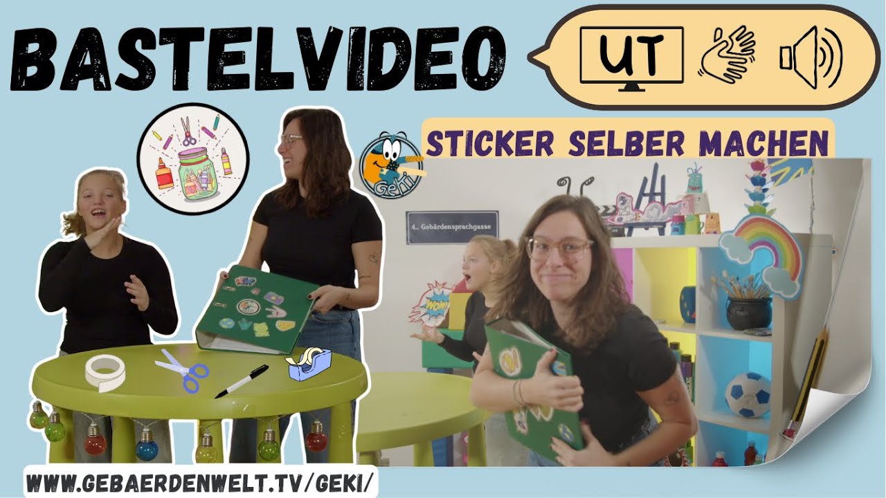 Bastelvideo: Sticker selber machen!