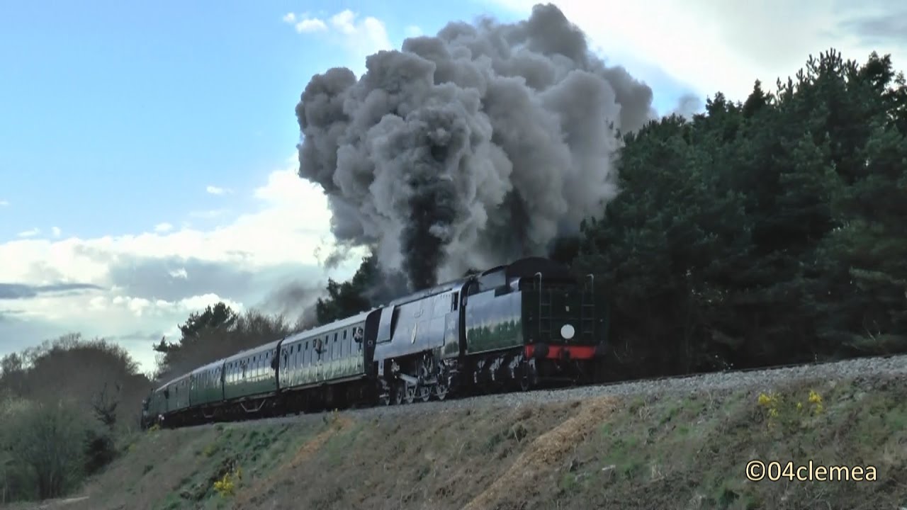 34070 'Manston' Erupts At Creech  Bottom