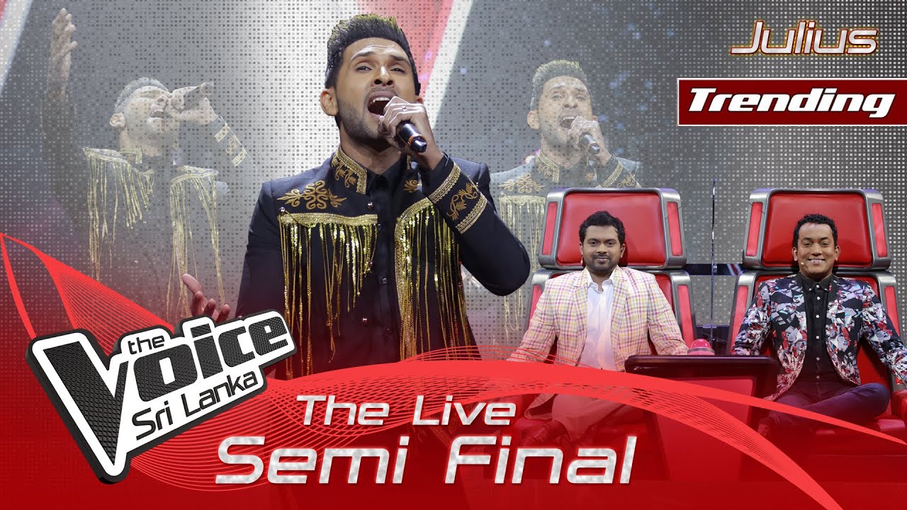 Julius Mitchell | Kohe Yannada Maa (කොහෙ යන්නද මා) | The Live Semi Final | The Voice Sri Lanka
