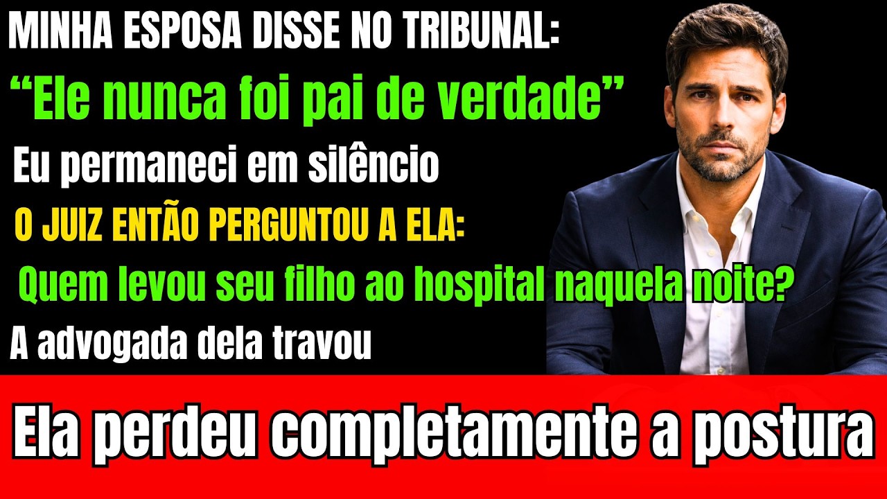 Minha Esposa Disse no Tribunal: “Ele Nunca Foi Pai” — O Juiz Fez 1 Pergunta e Ela Travou