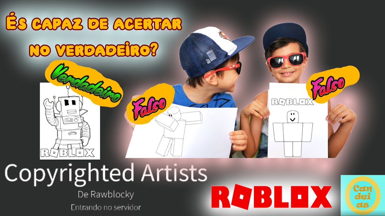 Roblox - Copyrighted Artists - És capaz de adivinhar no desenho verdadeiro?