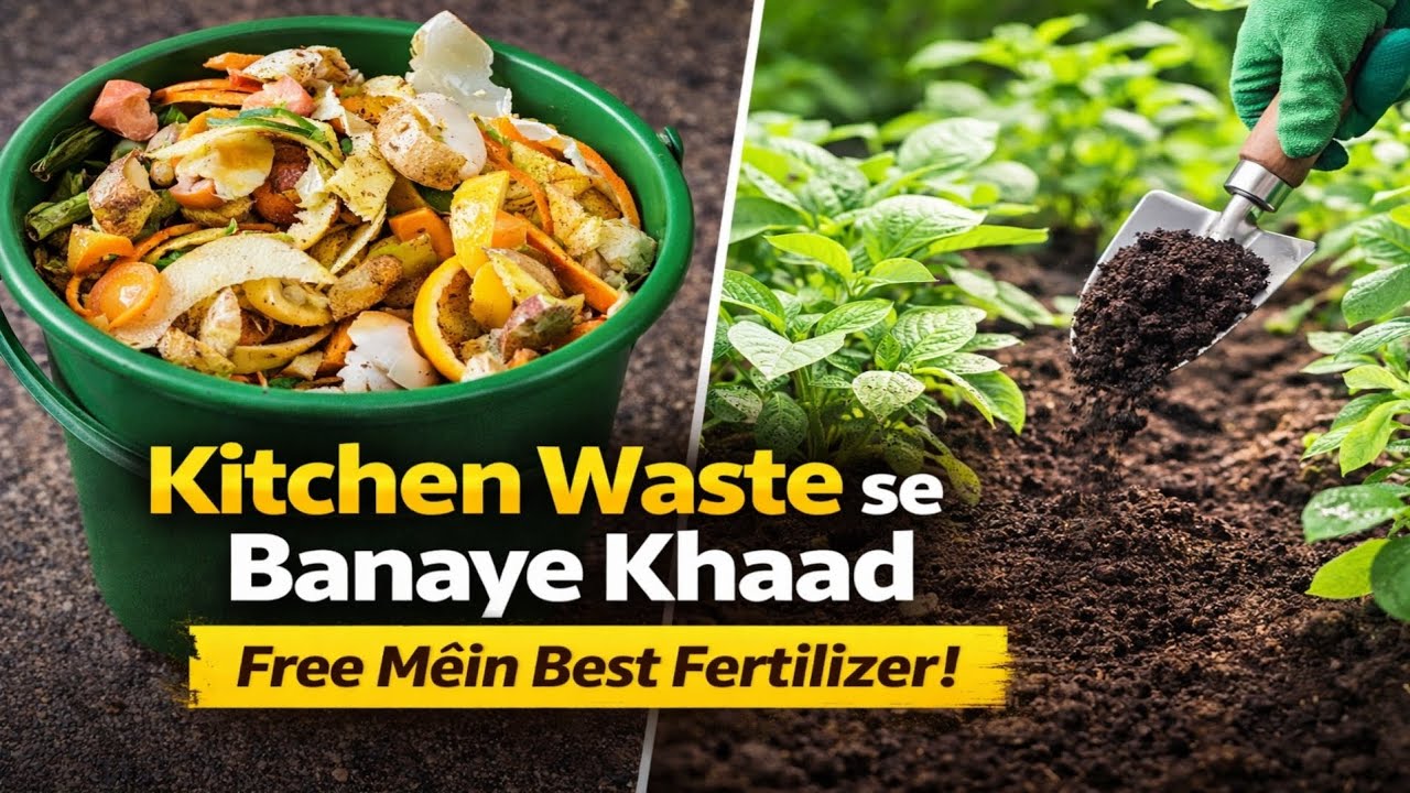 kitchen waste composting at home/किचन के कचरे से बनाये काला सोना (black gold) बहुत ही आसानी से 🤔