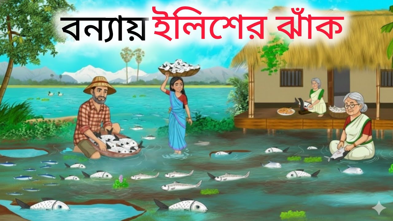 বন্যায় ইলিশের ঝাল । রুপকথার জাদুকরী কাহিনি, ঠাকুমার ঝুলির গল্প Rupkothar golpo,Thakumar jhuli,