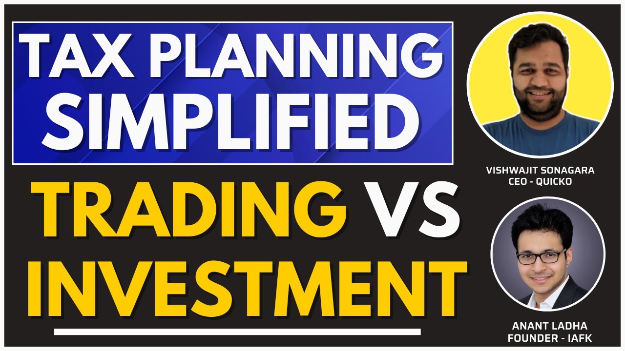 Taxation simplified - Trading vs investment | Taxation mistakes done in investments |