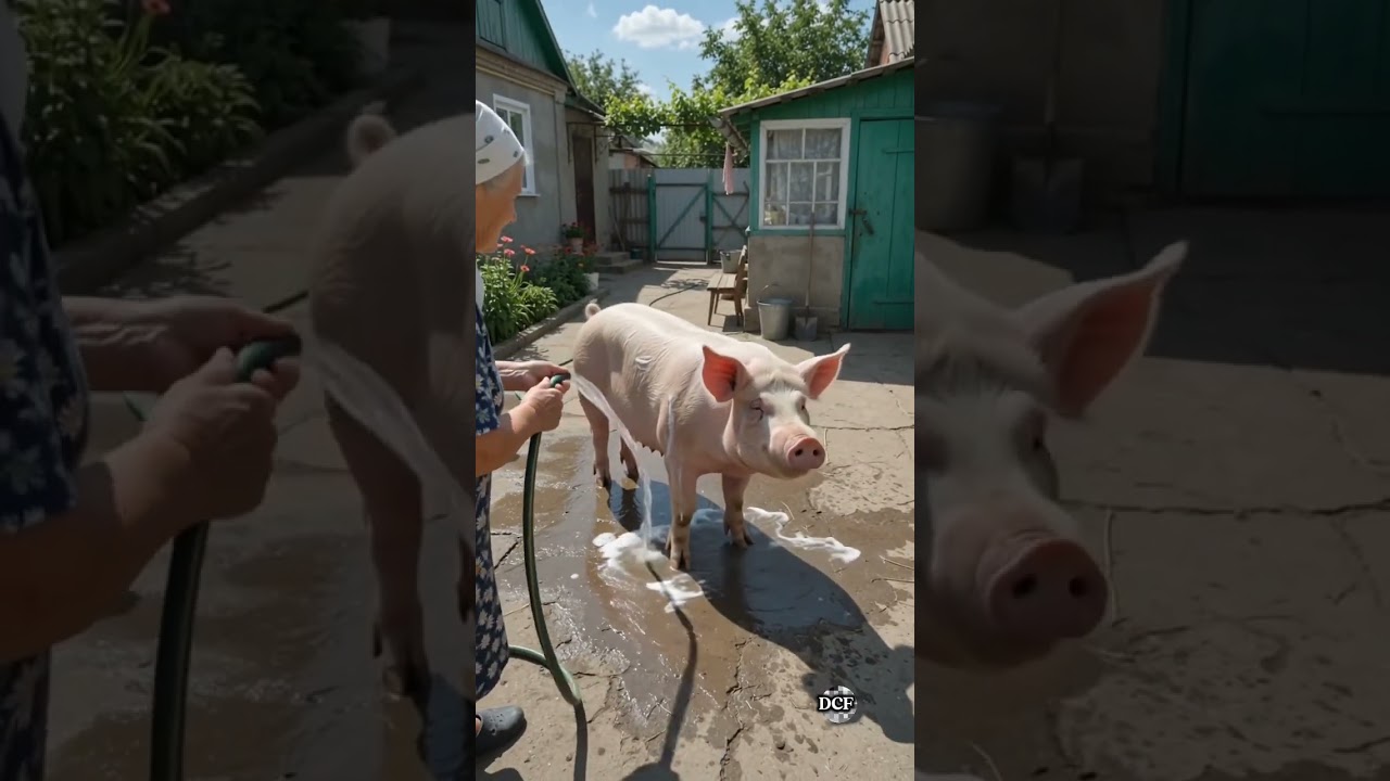 Свинья выбрала грязь вместо чистоты #shorts #funny #смех #смешныевидео