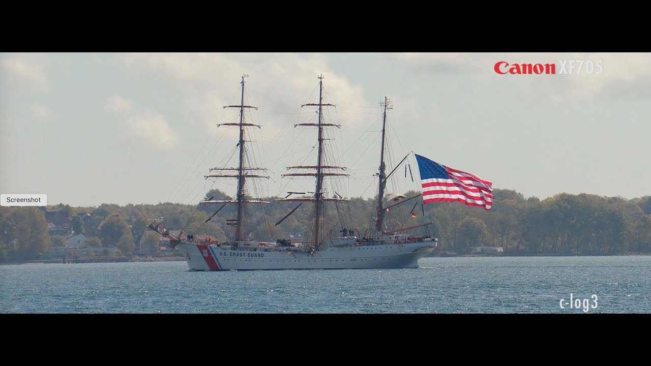 CANON XF705 | kiel-canal ballet | first shoot | Top Professional Camcorder 4K