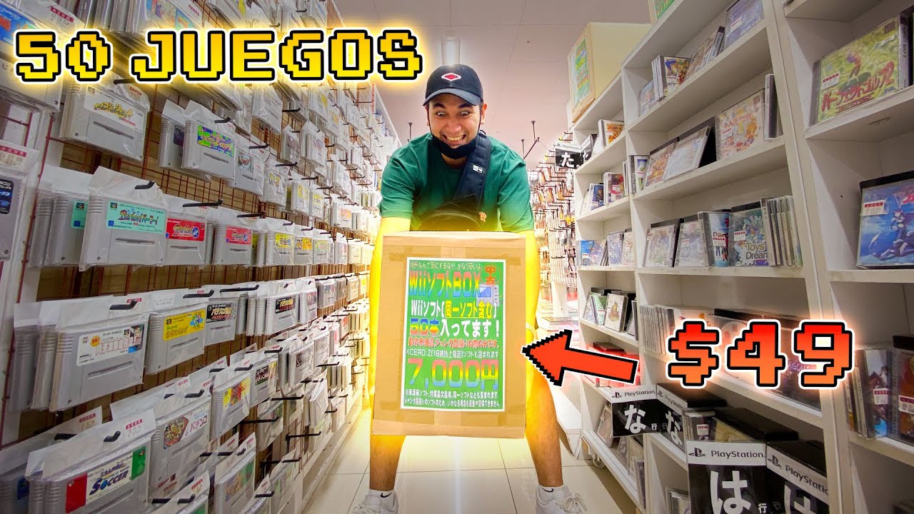 Comprè una CAJA SORPRESA de la NINTENDO WII en Japón 🔥