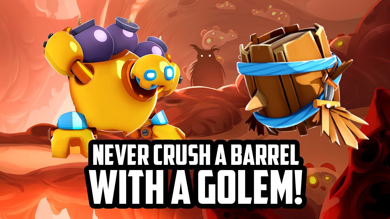 Badland Brawl - Never crush a Barrel with a Golem, NEVER! 😄