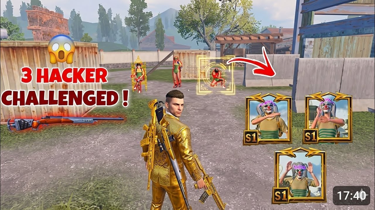 M24 1v3 challenge room  pubg mobile gameplay today