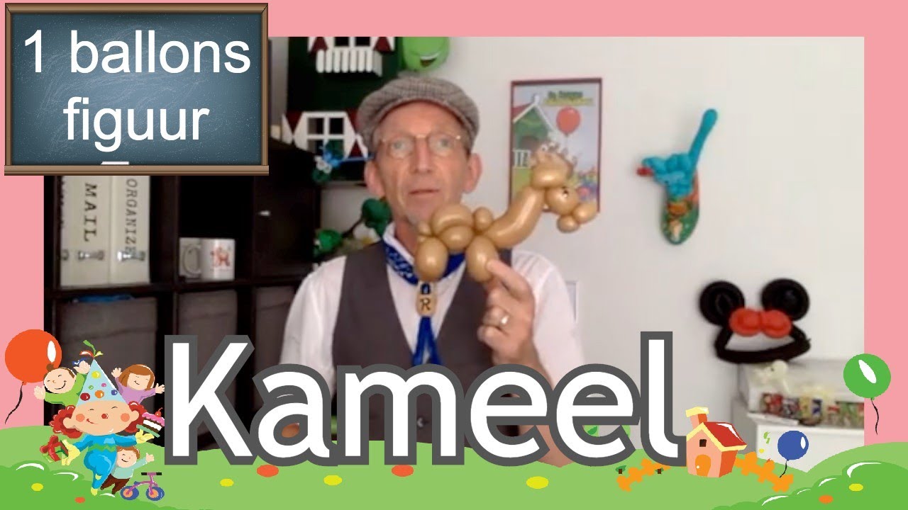 DIY: Kameel - Ballonnenworkshop | Haagse Ballonnenboer (48ste live) / Animal tutorial _ Ballonfiguur