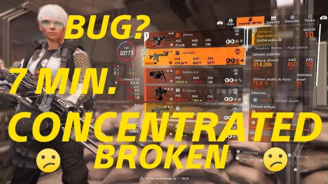 The Division 2_CONCENTRATED COMPANY is BROKEN? (seventh minute of the video)